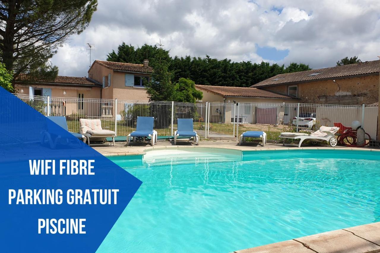 Bel Appartement T2 Climatise Avec Piscine Poitiers-Futuroscope-Creps De Poitiers Vouneuil-sous-Biard Exterior photo